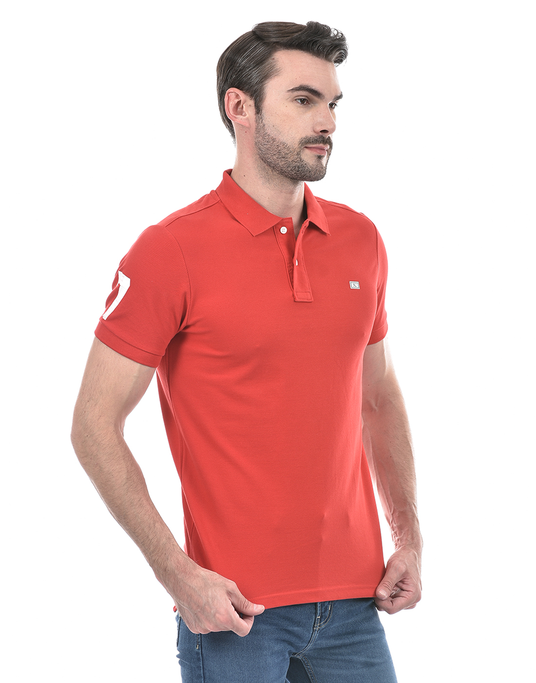 Numero Uno Men Typography Red T-Shirt